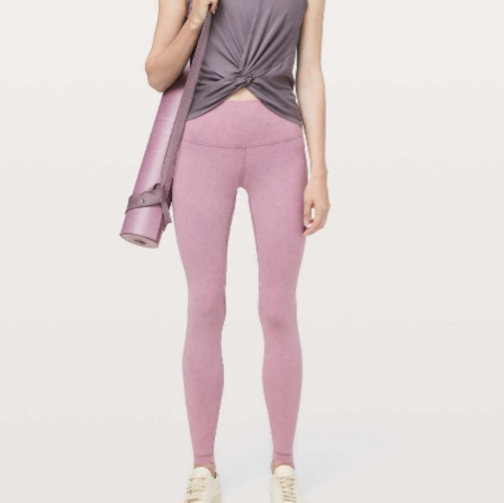 Lululemon wunder under luxtreme pants snow wash